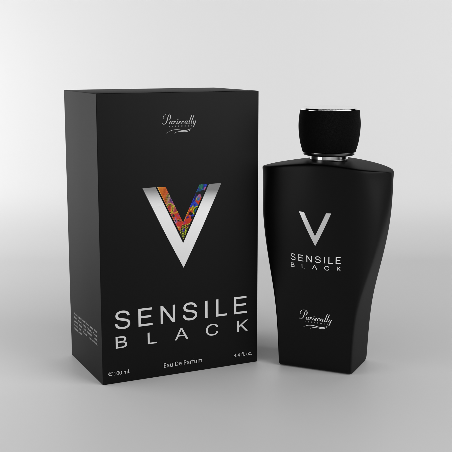 Parisvally Sensile Black Femme 100ML